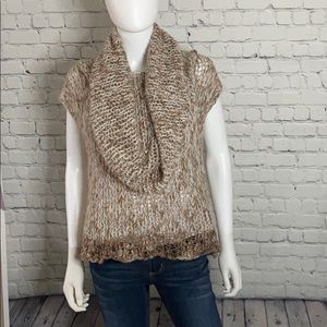 Topshop Sleeveless Sweater Cowl Neck